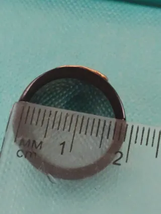 Anillo Tous Negro y Dorado