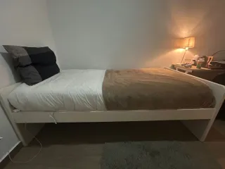 Cama individual 90cm con colchón