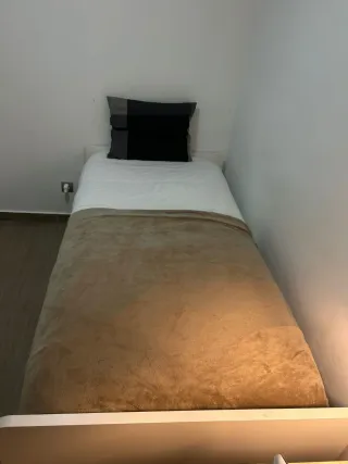 Cama individual 90cm con colchón