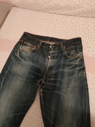 2x Levi's 501 Jeans Azules