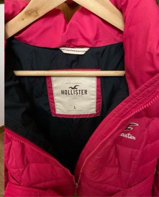 ABRIGO HOLLISTER MUJER L NUEVO