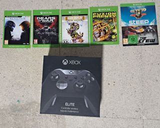 Mando Xbox Elite + 5 Juegos