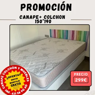 Canapé + Colchón 150x190