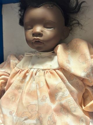 Muñeca de colección pelo natural Gaby Jaqués 30 cm