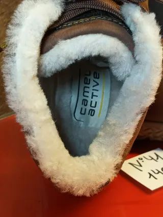 Botín Camel Active Barefoot Piel Marrón Talla 41
