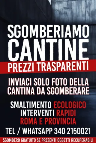 Svuota cantine e piccoli traslochi