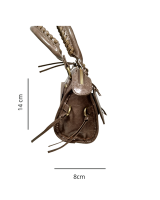 Mini borsa marrone bronzo nuova
