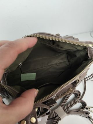 Mini borsa marrone bronzo nuova