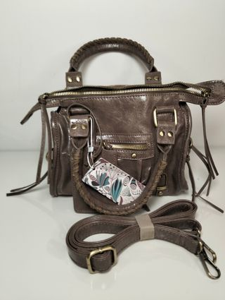 Mini borsa marrone bronzo nuova