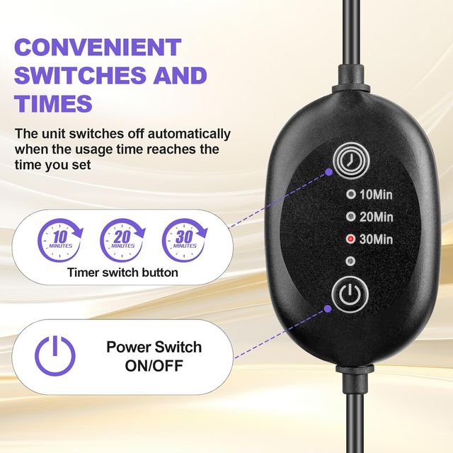 Lámpara Luz Roja 120 LED