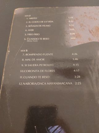 Vinilo LP Juan Luis Guerra Areito 440