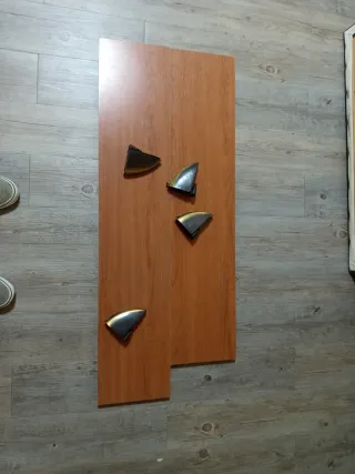 Baldas Ikea 1m Madera y Metal