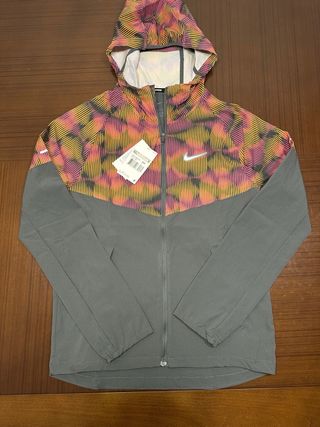 Chaqueta Nike Running Gris y Rosa