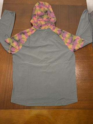 Chaqueta Nike Running Gris y Rosa