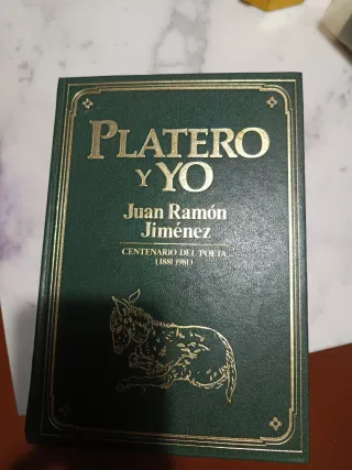 Libro Platero y yo.