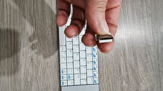 Teclado Rapoo Gris y Blanco