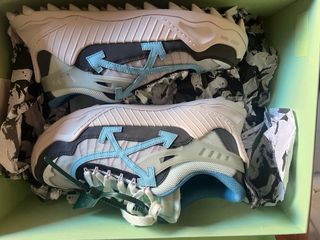 Sneakers Off-White Blu e Bianche