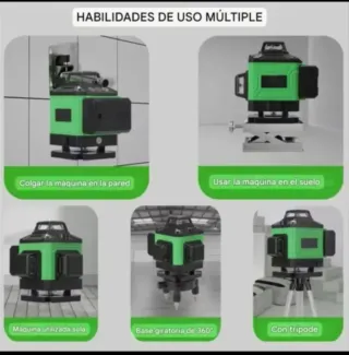 Nivel Láser 4D 16 Líneas Accesorios