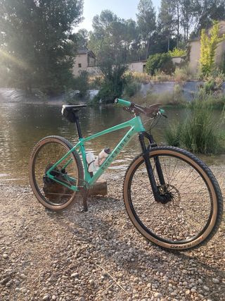 Bicicleta MTB Rockrider Race 740 Menta