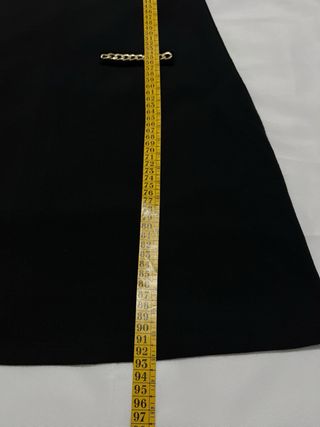 Rinascimento vestido negro XL detalles dorados