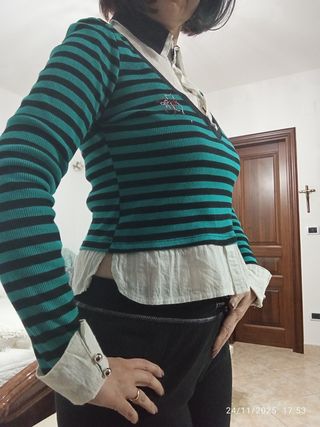 Due top a maniche lunghe da donna