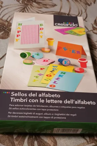 2 Sets Sellos Autocolorantes Crelando