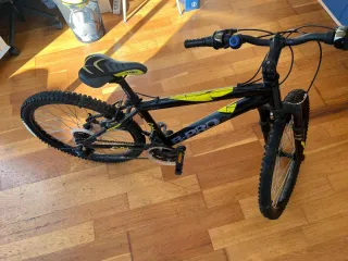 Bicicleta 24 Negra y Amarilla