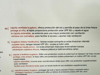 Bugaboo Capota ventilada Fox