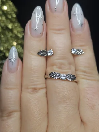 Conjunto Pandora Alas y Brillantes