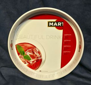 Lotto 3 vassoi vintage in latta