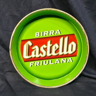 Lotto 3 vassoi vintage in latta