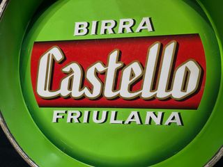 Lotto 3 vassoi vintage in latta