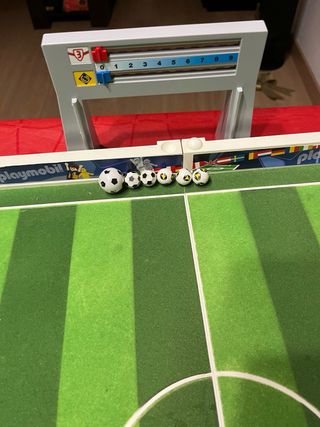 Futbolín Playmobil Portátil + Accesorios