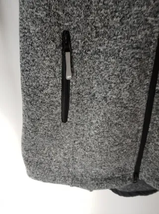 Felpa in pile Icepeak donna con cappuccio grigia