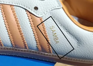 Adidas Samba Naranja y gris claro