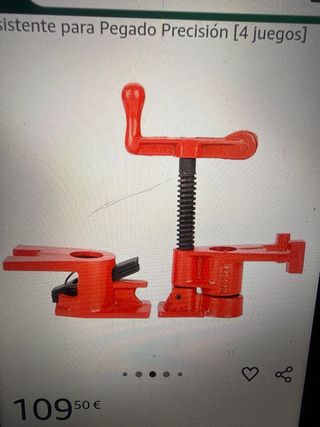 Juego 4 Abrazaderas Carpintería Precisión