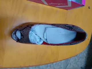 Zapatos de tacón de serpiente