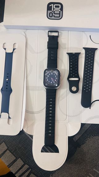 Apple Watch 46mm Plata y Azul