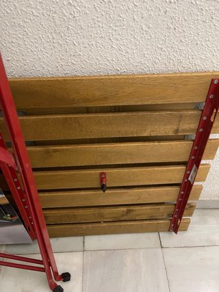 Mesa Terraza Madera y Metal