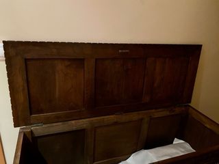 Arcón Baúl Antiguo Madera Tallada