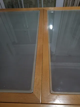 Mesa extensible 180 Madera y Cristal