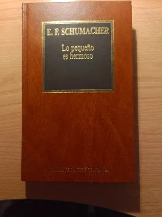 Lo Pequeno Es Hermoso (Biblioteca de Economia, 3)