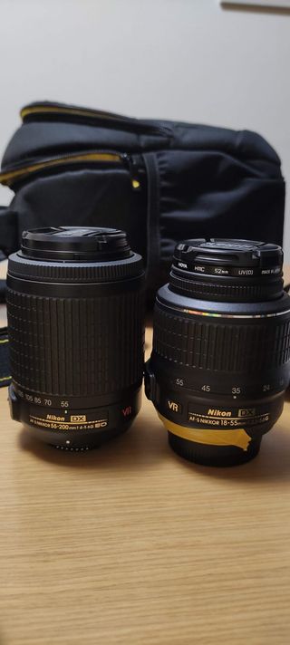 Cámara Nikon D3000 + Lente