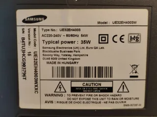 Televisión Samsung Negra