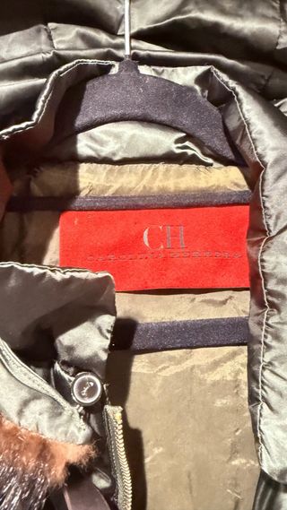 Chaqueta plumífero Carolina Herrera verde