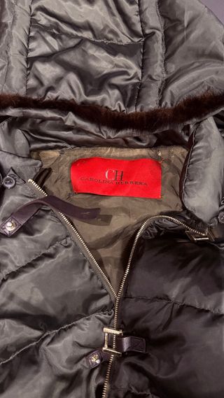 Chaqueta plumífero Carolina Herrera verde