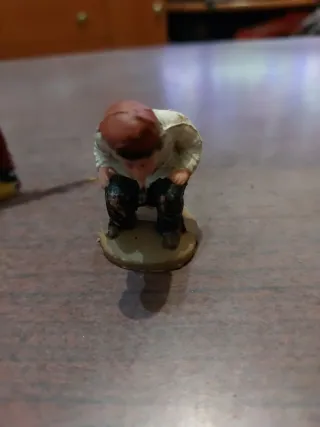 Lote 9 Figuras campesinos para Belén