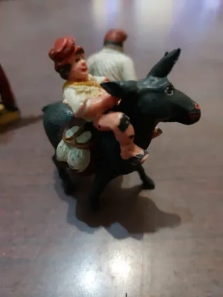 Lote 9 Figuras campesinos para Belén