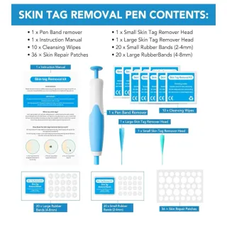 Kit removedor automático de verrugas