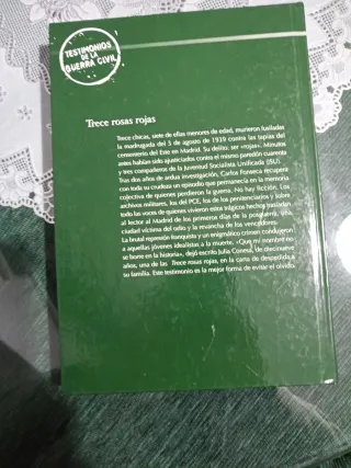 TRECE ROSAS ROJAS. CARLOS FONSECA.